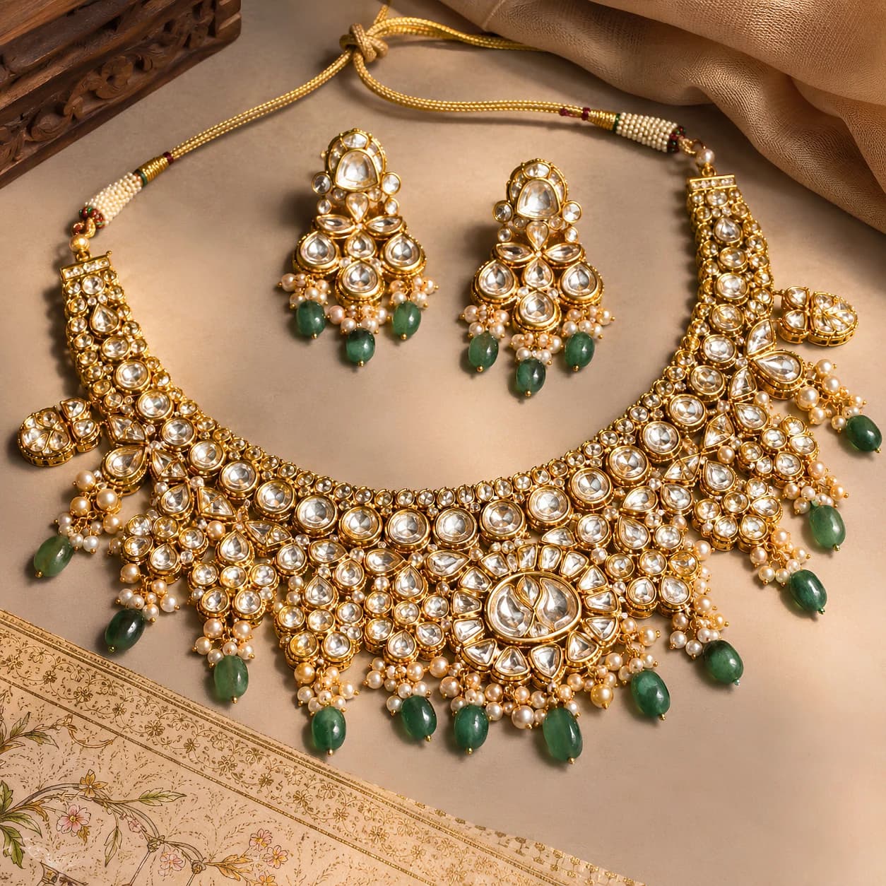 Polki jewellery at Solitaire Jewellery Boutique